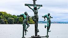 Um das Jahr 1577 wurde diese bronzene Kreuzigungsdarstellung vermutlich in Konstanz gegossen. Bis heute wird sie „Schwedenkreuz“ ...
