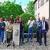 Sie sind die Macher der Erzinger Weinmesse 2022 (von links): Marlies Burger, Jeannette Indlekofer, Corina und Lorenz Keller, Martin ...
