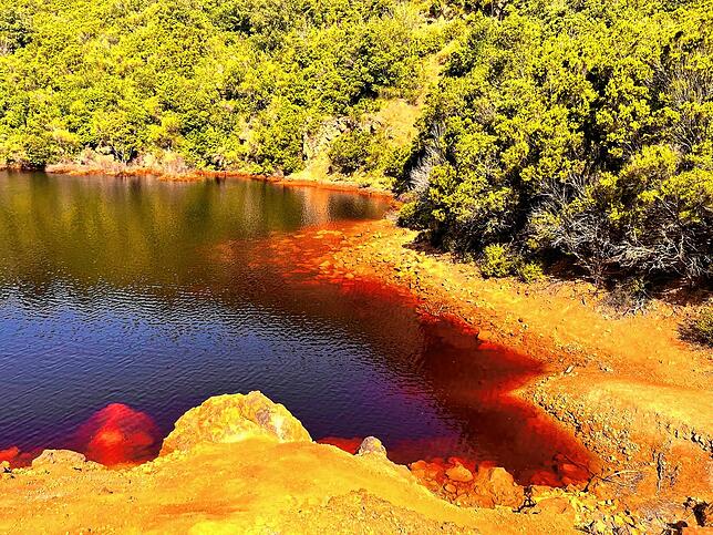 Blutsee auf der Insel Elba. Foto: Anke Keller