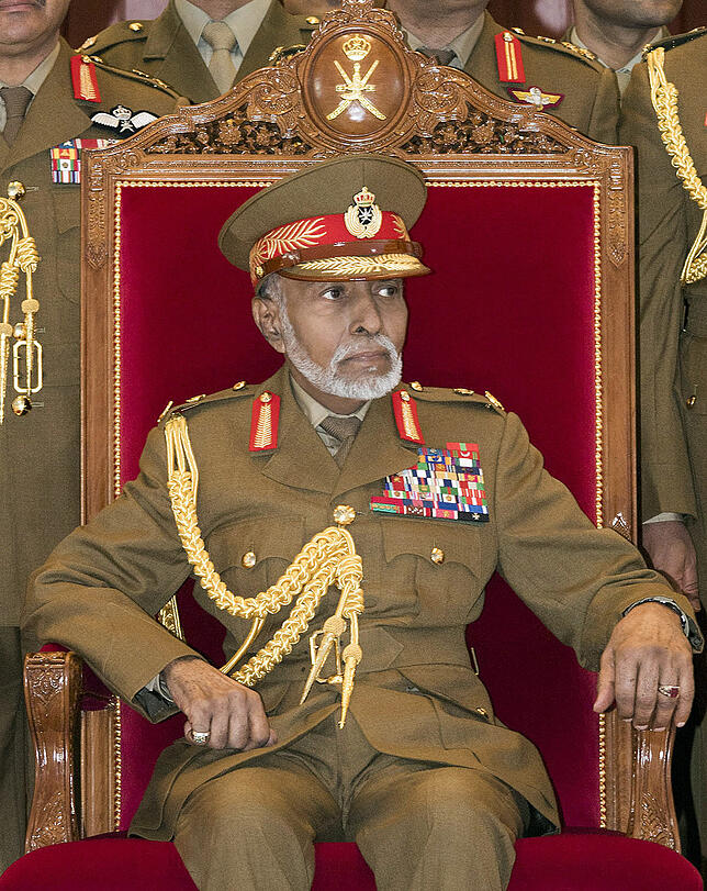 Omans Sultan Qabus bin Said.