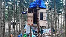Im März dieses Jahres war der SÜDKURIER im Klimacamp im Altdorfer Wald zu Besuch. Auch im Winter bleiben die Aktivisten dort.