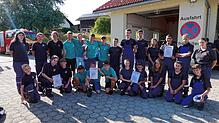 Alle haben gewonnen: Die Jungenfeuerwehren von Görwihl Süd, Strittmatt, Herrischried und Rickenbach haben am beim beliebten Turnier ...