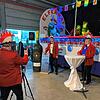 Der Bürgerball findet auch 2022 online statt: Hier ein Eindruck von Probeaufnahmen im improvisierten Filmstudio mit (von links) Renato ...