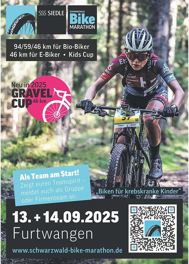 Bild 1: 27. Schwarzwald-Bike-Marathon in Furtwangen: Teilnehmer radeln auch für einen guten Zweck