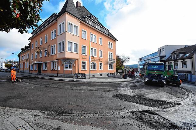 Ein Blick auf die abgefräste Kurve beim Ochsen.