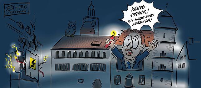 Ist Überlingen auf einen Blackout vorbereitet? Die Verwaltung zeigt sich bei der Frage zugeknöpft. Laut OB Zeitler bestehe kein Grund ...