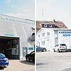 Sie machen dasselbe, aber ihre Flächen sollen baurechtlich unterschiedlich eingestuft werden: Die Karosseriebetriebe Kopp und Weltin ...