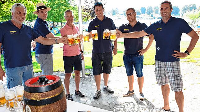 Es wäre bestes Schlossseefest-Wetter an diesem Wochenende, aber das 40. Jubiläum fällt Corona zum Opfer. Doch ganz ohne Aktion wollte ...