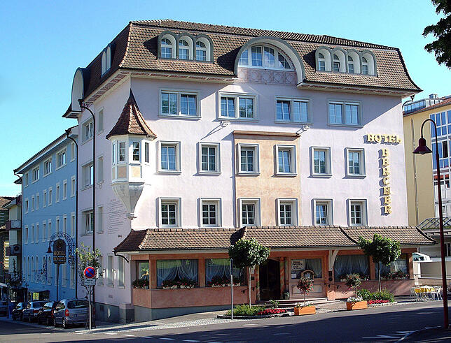 Eine gute Adresse: Das Wellness-Hotel Bercher nahe dem Tiengener Bahnhof.