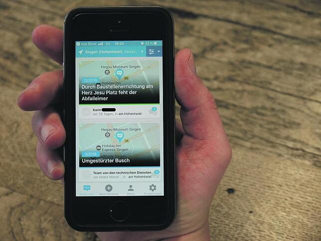 So sieht die App auf dem Smartphone aus.