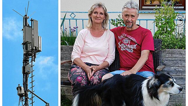 Monika Orlik und Paul Preiser fürchten durch den geplanten Bau eines Funkmasts in Bettmaringen negative Auswirkungen auf ihre Gesundheit.