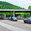 Am Grenzübergang in Laufenburg – hier ein Symbolbild von Anfang Mai – nehmen Beamten der Bundespolizei einen Mann fest.