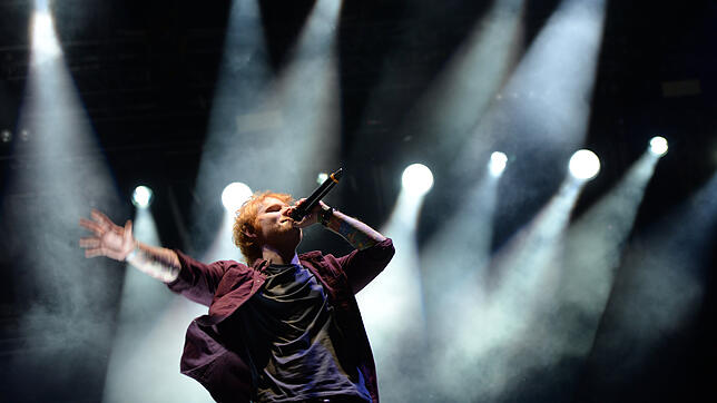 Ed Sheeran beim Southside-Festival vor vier Jahren. Schon damals war der rothaarige Sänger aus England ein Superstar. Bild: dpa