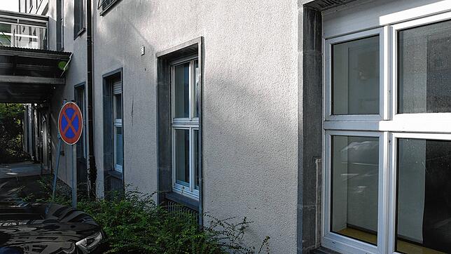 Die früheren Praxisräume des Neurochirurgen Bahram Hashemi in einem Gebäude des Singener Krankenhauses. Von außen deutet nichts mehr auf ...