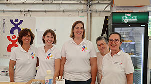 Bild : Zahlreiche Besucher beim Dorffest in Stahringen