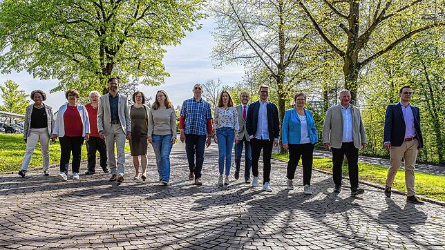 Sie treten für die SPD bei der Gemeinderatswahl Lauchringen an (von links): Audrein James, Selma Stockinger, Susanne Schnitker, Philipp ...