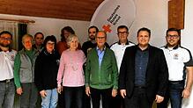 Der Vorstand mit ausgeschiedenen Mitgliedern (von links): Marco Binzer, Christa Mannig, Elena Krasnova, Regina Meier, Renate ...