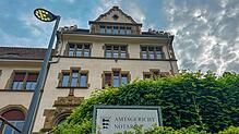 Das Stockacher Amtsgericht am 8. Mai 2025.