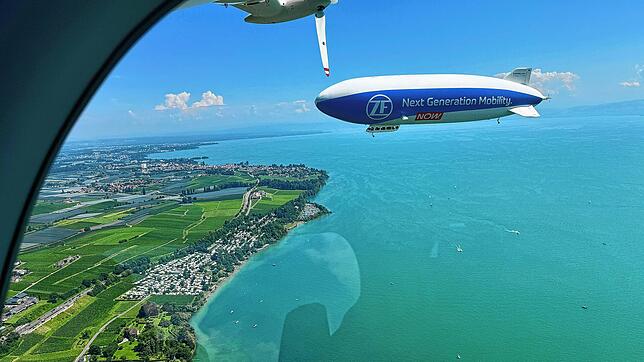Bild : So wunderschön strahlt unsere Region – kommen Sie mit auf einen Flug im Zeppelin