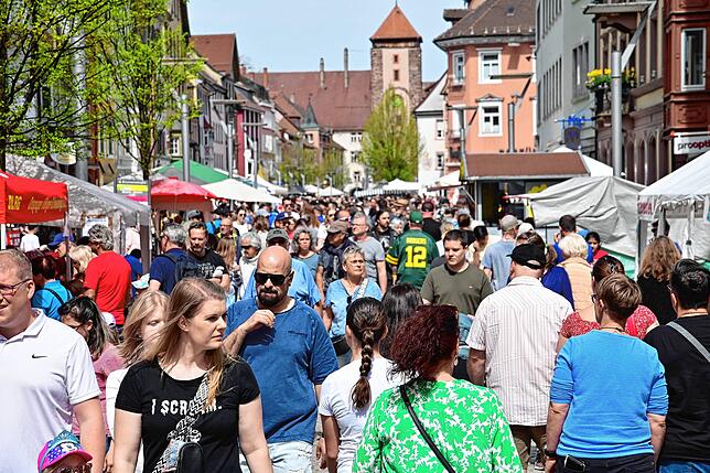 Tausende Besucher strömen am Sonntag, 14. April, in die Villinger Innenstadt. Dort locken gleich mehrere Veranstaltungen zu einem ...