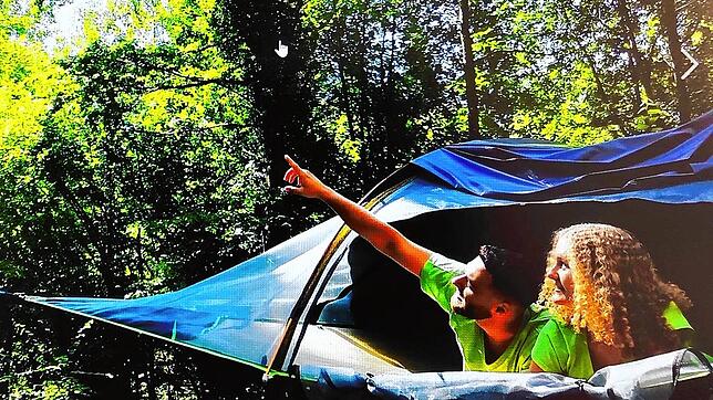 Schlafen im Baumzelt in Bad Säckingen &ndash; das ist ein besonderes Abenteuer mitten in der Natur.