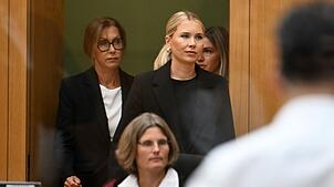 Die Angehörigen des getöteten Polizisten Rouven Laur verfolgten den Prozess.