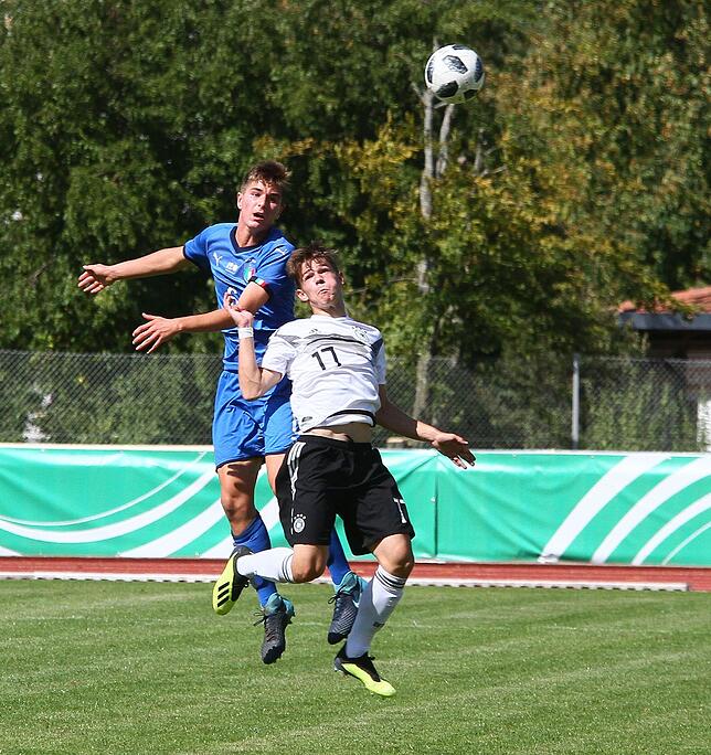 Bild 25: Bilderbogen vom 2:2 zwischen Deutschland U17 und Italien U17