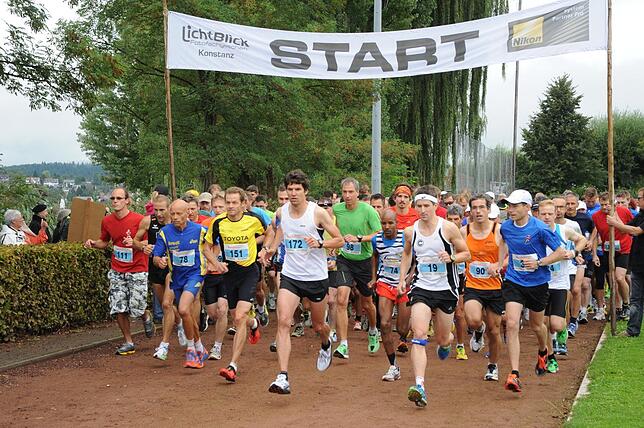 Der Start des Laufs im Jahr 2013 für die Halbmarathon-Distanz, die es seit Ende der 80er gibt.
