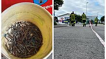 Die Feuerwehr Hüfingen muss am Sonntag, 31. August, die Hausener Straße von Nägeln reinigen. Auch die Polizei geht davon aus, dass die ...