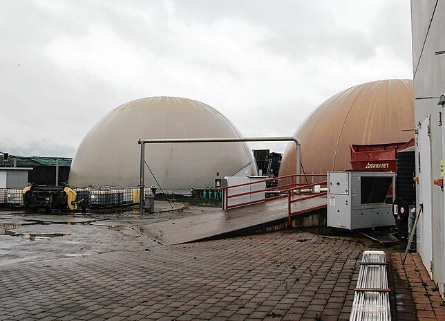 Die Biogasproduktion ist weiterhin ein Schwerpunkt auf dem Palmhof.