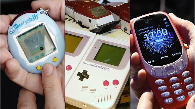 Tamagotchi, Game Boy und Nokia 3310: Die Helden der 1990er haben den Sprung ins neue Jahrtausend geschafft.