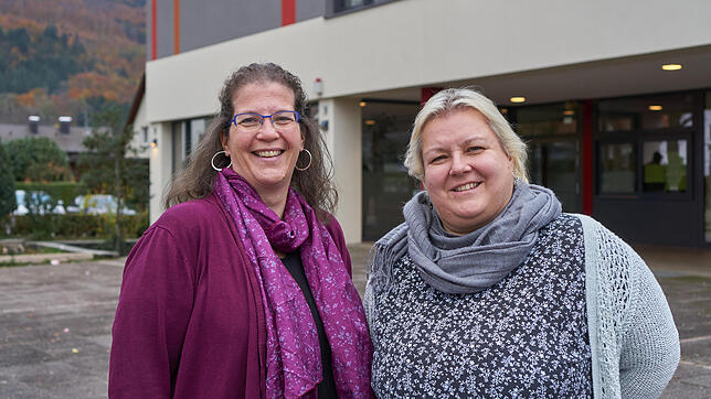 Ellen Heuschmid (links) und Petra Thiesen leiten gemeinsam die Walther-von-Klingen-Realschule in Wehr.