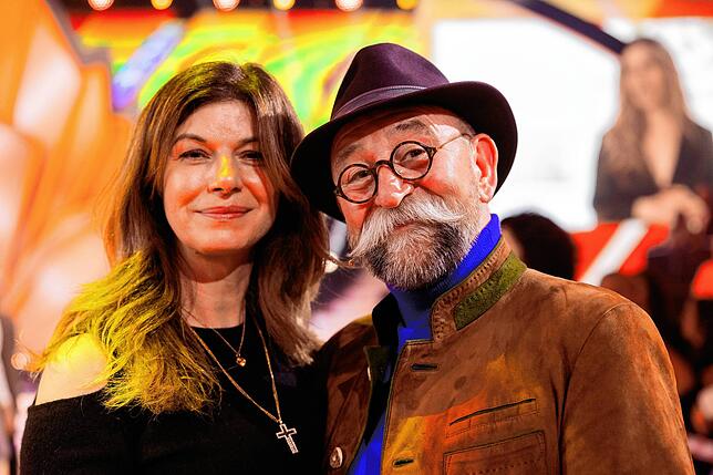 Horst Lichter und seine Frau Nada Lichter im Frühjahr 2023 zu Gast in der RTL-Show &bdquo;Let&lsquo;s Dance&ldquo;.
