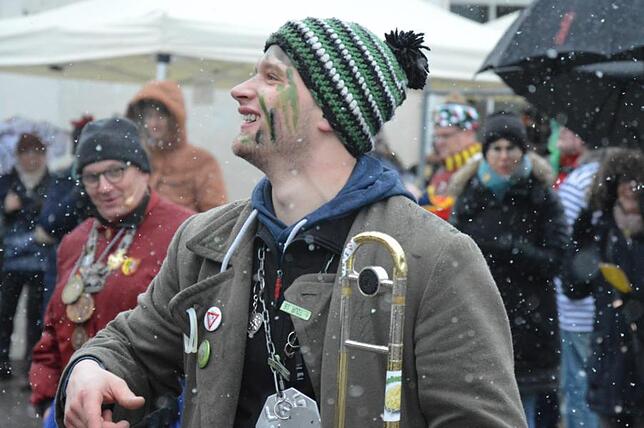 Bild 9: Bilder vom Narrensprung beim Ringtreffen des Alemannischen Narrenrings (Teil 4)