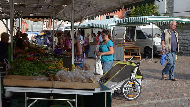 Bislang war der Donnerstag der einzige Markttag in Markdorf. Nun wird es auch samstags einen Markt im Schlosshof geben.