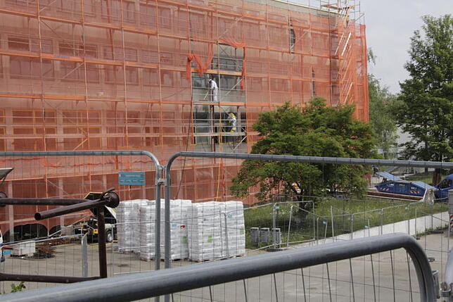 Mit zehn Millionen Euro die größte Baustelle dieses Jahr: Das Deutenberg Gymnasium