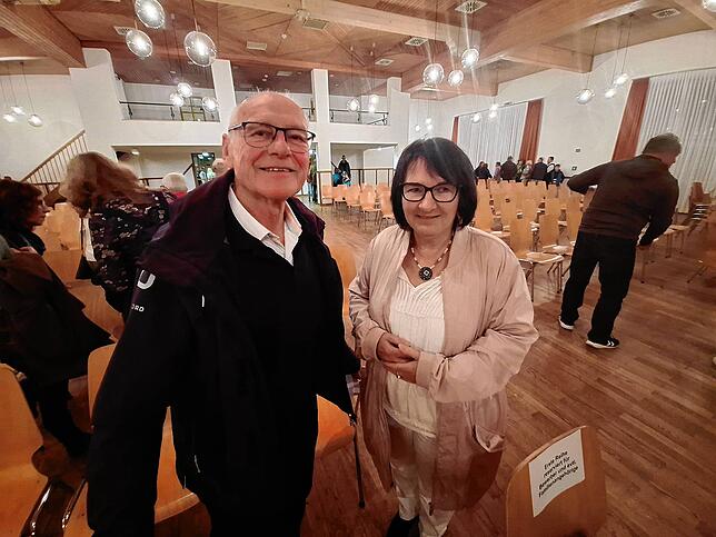 Udo und Brigitte Woble zeigten sich sehr zufrieden mit der Kandidatenvorstellung. Nun habe man als Wahlbürger eine echte Auswahl, sagten ...