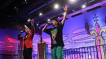 Eines der Highlights bei der SWR Fernsehfasnacht 2017 im Konzil Konstanz: Yasin Amin und Michael Kaltenbach.