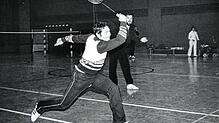 1982: Wolfgang Gühr, hier im Vordergrund, leitete nicht nur den Boxsport-Verein und initiierte mit Franz Maier den ersten Stadtlauf in ...