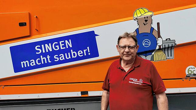 Jörg Wagner, Leiter der städtischen Reinigungsdienste, beobachtet, dass in der Corona-Pandemie deutlich mehr Abfall angefallen ist, als ...