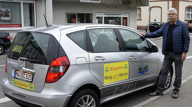Seit 2014 ist in Murg ein Bürgerbus unterwegs. Hinter dem Steuer sitzen ehrenamtliche Busfahrer wie hier Josef Mutter. Der Bad Säckinger ...