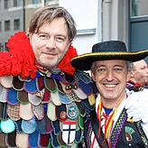 Das sind sie &ndash; die SÜDKURIER-Obernarren: Stefan Lutz (links) und Jörg-Peter Rau.