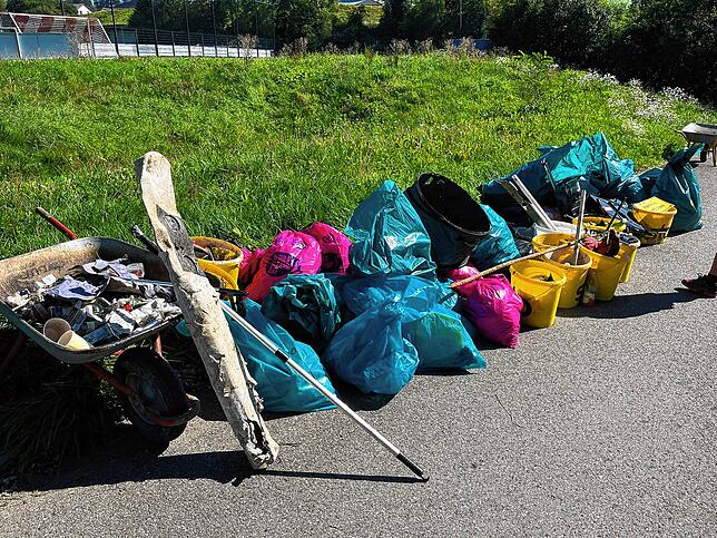 Die Bilanz nach der Sammelaktion in Wutöschingen.