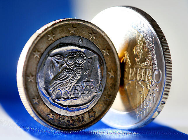 Die griechische Euro-Münze wird zum Symbol der Finanzkrise.