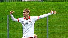 Tim Konrad machte mit dem 3:0 den Deckel drauf auf den klaren und verdienten Sieg des SC Pfullendorf über den SV Bühlertal.