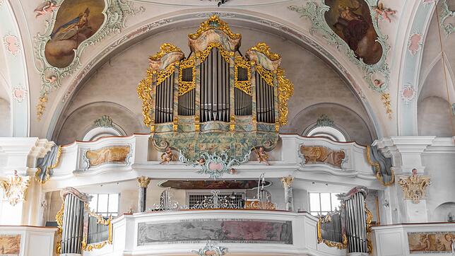 Wunderschön, aber derzeit außer Betrieb: Die 1957 erbaute Orgel der Stadtpfarrkirche in Tiengen.