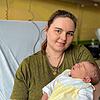 Neujahrsbaby 2022: Nelio mit Mama Annika Kurtz aus VS-Villingen.