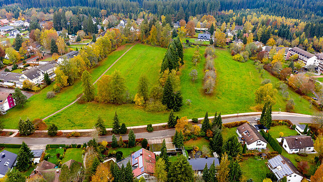 Auf dieser großen Wiese im Villinger Kurgebiet sollte das neue Wohngebiet entstehen. Daraus wird jetzt erst einmal nichts.