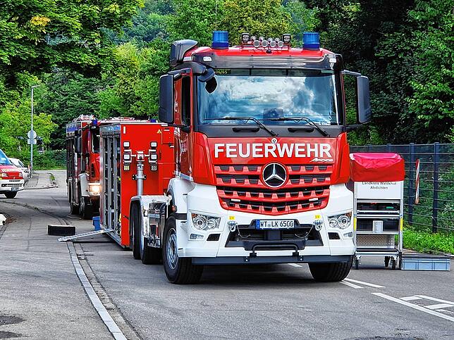 Bild 15: Gefahrgutunfall in Dogern: Feuerwehr-Großeinsatz im Industriegebiet – alle Bilder vom Einsatz