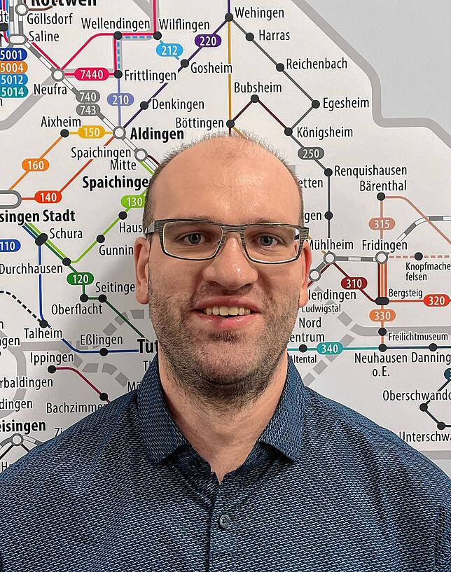 Daniel Stache war als Verkehrsplanungs-Fachmann aus dem Nahverkehrsamt der Stadt Tuttlingen der Referent beim jüngsten &bdquo;Runden ...